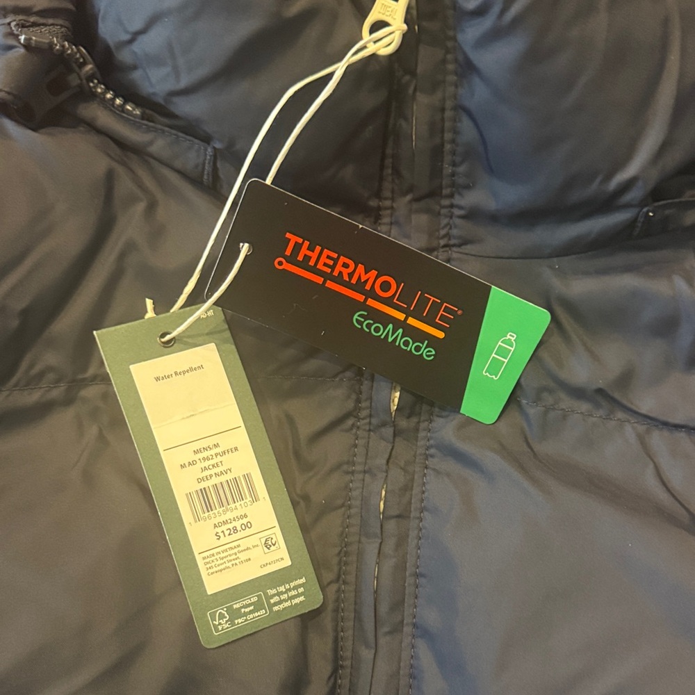 Alpine Design Men's Navy Puffer Jacket - Picture 2 of 2